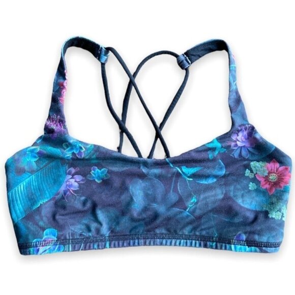 Lululemon Free To Be BraCurious Jungle Multi / Black size 4 - Picture 7 of 8